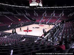 Moda Center View From Lower Level 105 Vivid Seats