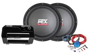 The extra gear you'll need for wiring the amps includes: Bass Package Thunder 600w Amplifier 15 Subwoofer Mtx Audio Serious About Sound