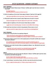 The Odyssey  Film Discussion Questions and Answer Key   TpT scholarship need essay sample