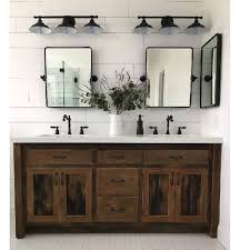 Rustic Bathroom Vanity 72 Dual Sink