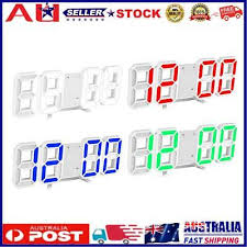 Modern Design Led Digital Clock 3d