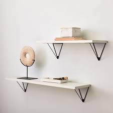 Wall Shelves With Prism Brackets