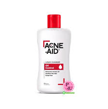 ส แดง acne aid liquid cleanser 100ml