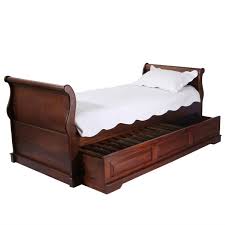 Mahogany French Sleigh Day Bed