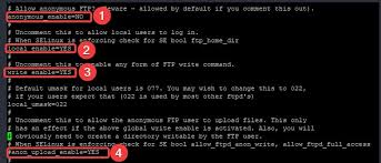 configure ftp service in linux using