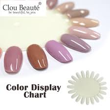 Us 2 99 30 Off Clou Beaute 10pcs Lot Natural White Display Chart Nail Polish Display Nails Art Palette Color Chart Board Showing Shelf On Aliexpress