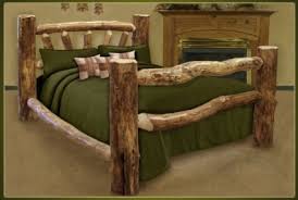 Brand New Custom Rustic Furniture Log Bed