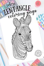 You want to see all of these hard coloring pages. Gorgeous Zebra Zentangle Pattern Coloring Page