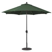 Lighted Sunbrella B Patio Umbrella