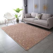 gold marble furry rug imitation