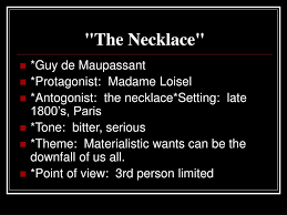 the necklace sparknotes org summary of the necklace by guy de maupassant sparknotes la throughout