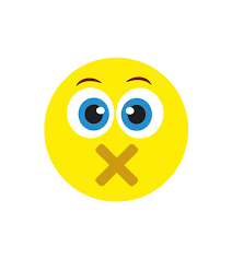 wretched mouth shut face emoji vector