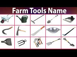 Farm Tools Name Meaning And Equipment