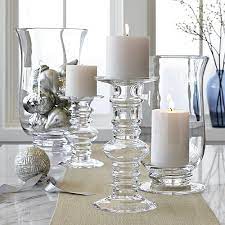 Barlow Clear Glass Pillar Candle