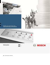 Inspect the dishwasher after unpacking the dishwasher and prior to installation, thoroughly inspect the dishwasher for possible freight or cosmetic damage. Bosch Smv24ax00g 60 Cm Fully Integrated Dishwasher Serie 2 User Manual Manualzz