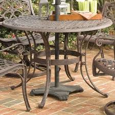 48 inch round outdoor patio table in