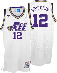 Not to be outdone by the video, the jazz also had individual art made for jazz players with the new throwback jerseys. John Stockton Jersey Adidas White Throwback Swingman 12 Utah Jazz Jersey 415996053