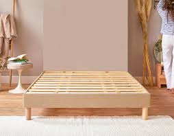 The Kipli Upholstered Bed Solid Wood