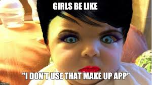 image ged in fake liar funny makeup