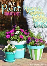 How To Paint Terracotta Pots Sand And