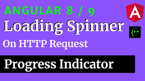 angular loading spinner component for