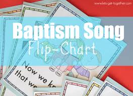 Baptism Song Flip Chart Free Printable