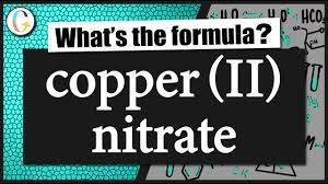 formula for copper ii nitrate