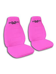 Hot Pink Princess Car Seat Covers