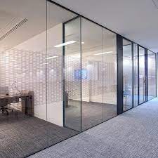 Toughened Glass Partitions, For Office, Rs 120 /square feet Sai Interiors |  ID: 22709624197