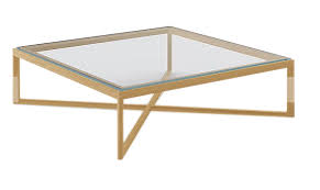 Krusin Square Coffee Table With Glass