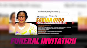 how to design funeral invitation card