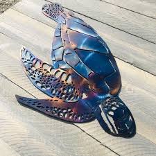 Metal Sea Turtle Wall Art Canada