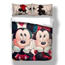 Mickey Minnie Duvet Cover Pillow Cases