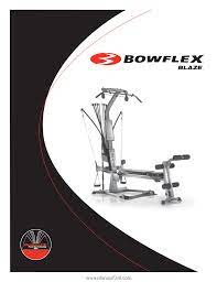 safety precautions manual bowflex