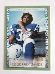 Ap defensive player of the year: Edgerrin James 1999 Topps Draft Picks Rookie Card 339 Ebay