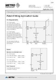 Drawings For Patch Fittings And Floor