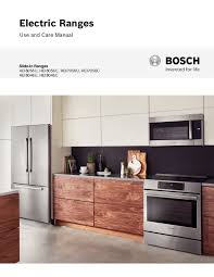 User Manual Bosch Hei8056c English