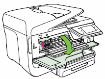 Here is a general procedure to override the incompatible hp ink cartridge: Replacing The Printhead For The Hp Officejet Pro 8600 E All In One Printer Series Hp Customer Support