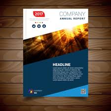 Modern Abstract Report Brochure Design Template Report Cover Page