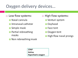 Modalities Of Oxygen Therapy In Picu 31 3 14