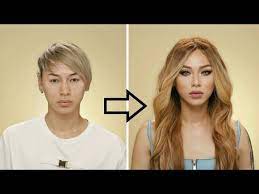 guy to makeup transformation