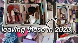 full makeup collection declutter you