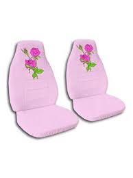 Cute Pink Hearts Car Seat Covers