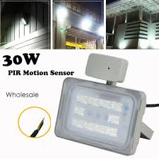 Details About 30w Led Flood Light Pir Motion Sensor Cool White Home Outdoor Security Spot Lamp