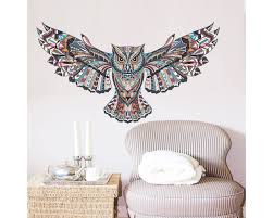 Owl Wall Stickers With Detailed Pattern