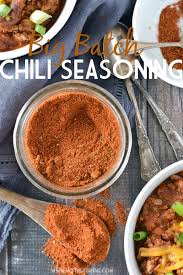 big batch homemade chili seasoning