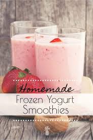 frozen yogurt smoothie recipe