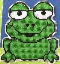 Free Cross Stitch Patterns Jolly Green Frog