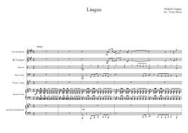 Lingus Sheet Music For Piano Alto Saxophone Trombone