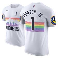 Vedi la nostra nuggets jersey selezione dei migliori articoli speciali o personalizzati, fatti a mano dai nostri abbigliamento negozi. Men Michael Porter Jr Nuggets City Edition White T Shirt